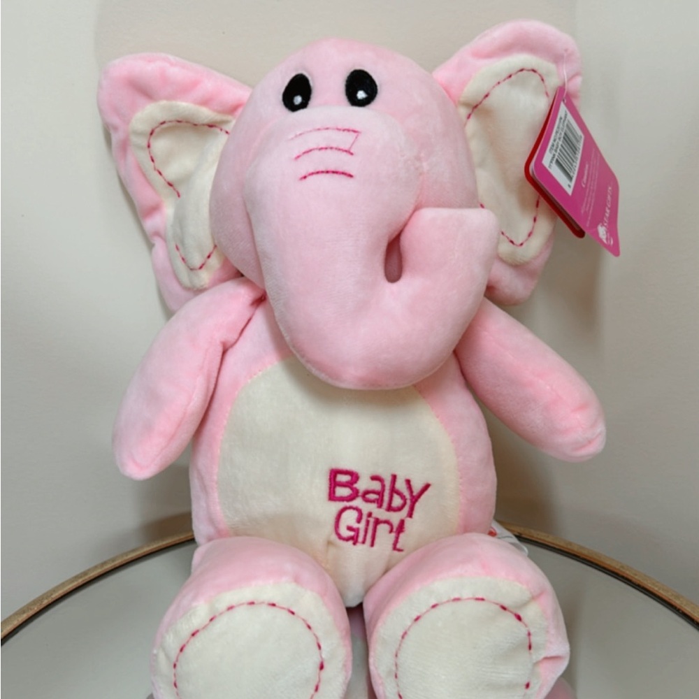 Pink Elephant Plush Toy